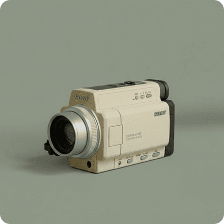 Vintage camcorder